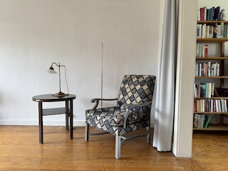 Leseecke im Wohnzimmer