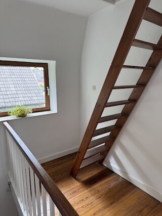 Treppe ins Dachgeschoss