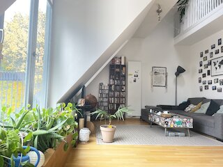 heller offener Wohnraum