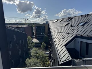 Blick vom Balkon