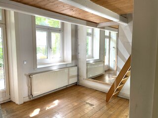 Schlafzimmer mit zweiter Ebene