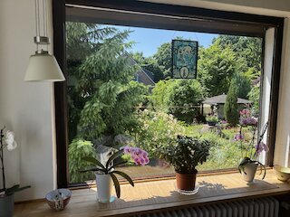 Panoramafenster im Wohnzimmer