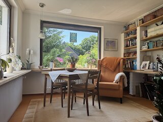 Leseecke im Wohnzimmer